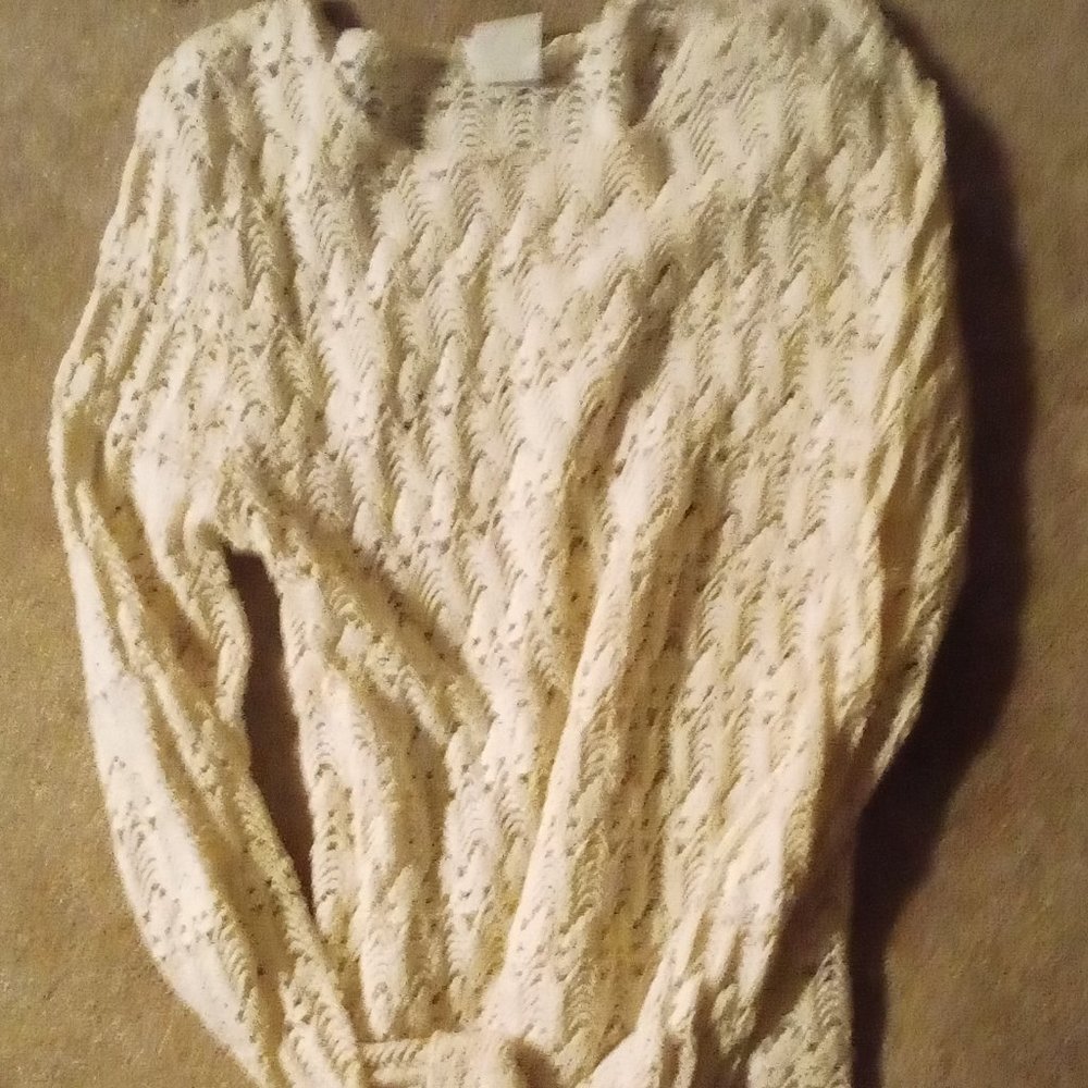 very clean sweater